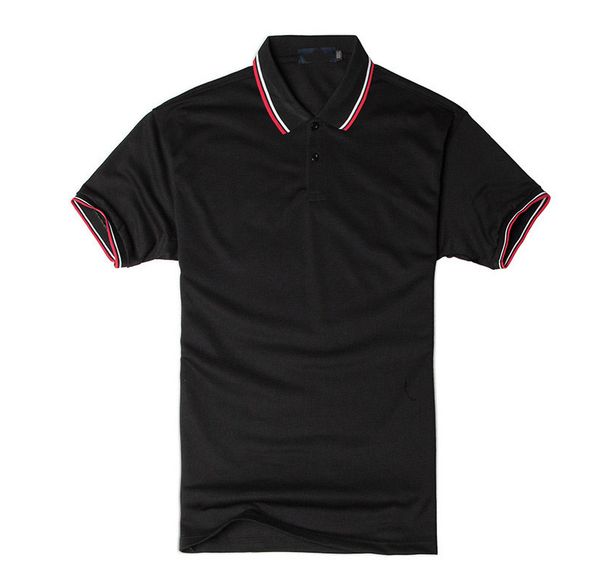 

2020 polo shirt luxury men polo leisure shirt short sleeve polyester solid color summer sport size s-3xl pure 20811919, White;black