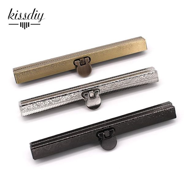 

10pcs 11.4 cm embossed fihished diy metal purse frame handle for bag sewing,antique bronze silver and gun black color