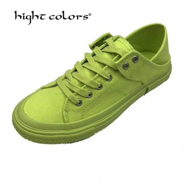 

green white pink women canvas sneakers lovers comfortable shoes vulcanize flats casual lace-up ladies trainers footwear p8-9119, Black