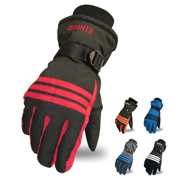 

thermal men snowboard gloves waterproof windproof winter outdoor motorcycle gloves anti-slip hiking cycling for man