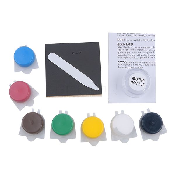 

sikeo 1set auto car seat sofas coats holes cracks rips no heat liquid leather & vinyl repair kit repair tool