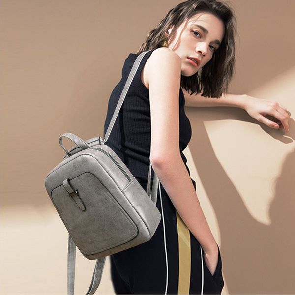 

2019 new women's packback vintage female shoulder bag fashion desiger travel packbacks large capacity teenage ladies school bags
