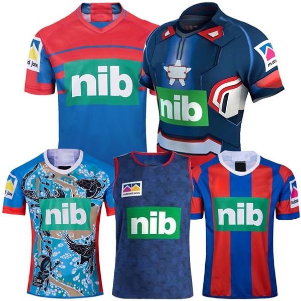 

2019 knights singlet home rugby jerseys 19 20 thailand quality rugby training shirt jersey knights singlet jersey shirts size s-3xl, Black;gray