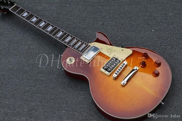 

Kulaa Custom Shop Jimmy Page Номер Два ВОС chibson электрическая гитара, ABR-1 мост стандарт гитара,