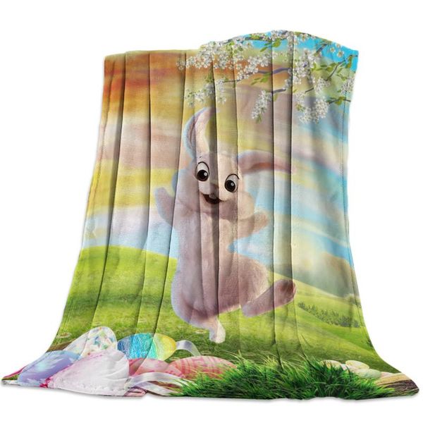 

easter farm egg throw blanket sofa bed throw blanket kid warm for beds coral fleece fabric
