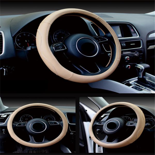 

breathable car auto elastic skid proof steering-wheel covers car styling