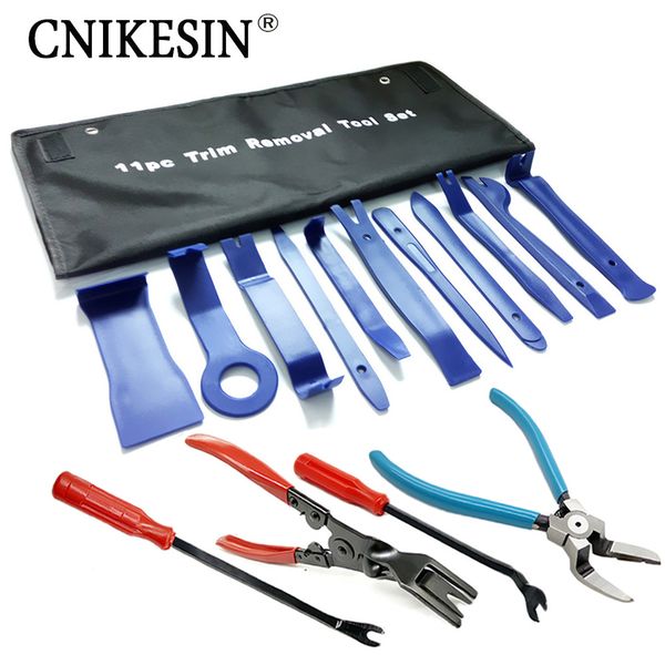 

cnikesin auto interior removal repair tools fastener clip pliers car door panel installer repair removal tool plastic pry tool
