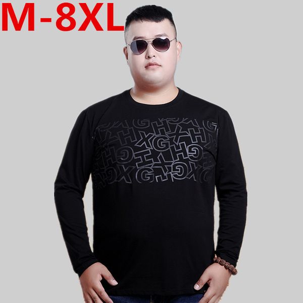 

новый большой размер 8xl 7xl 6xl 5xl 4xl 3xl с длинным рукавом рубашки мужчин к окружающей среде содружественное печати рубашка мужская повс, White;black