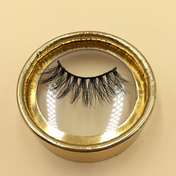 

strip eyelashes 3d mink eyelashes natural length lash with gold boxes wholesale price lash bulk fdshine