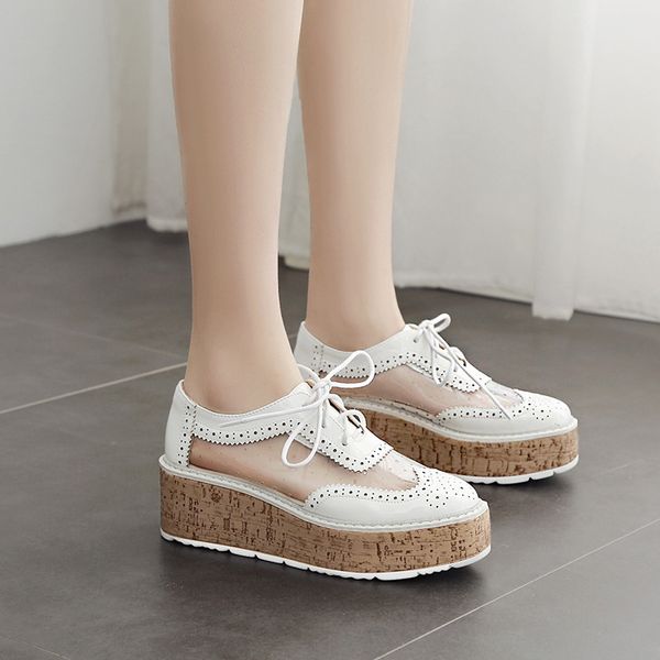 

with heel sandals on a wedge comfort shoes for women high heels suit female beige 2020 summer round toe muffins shoe, Black