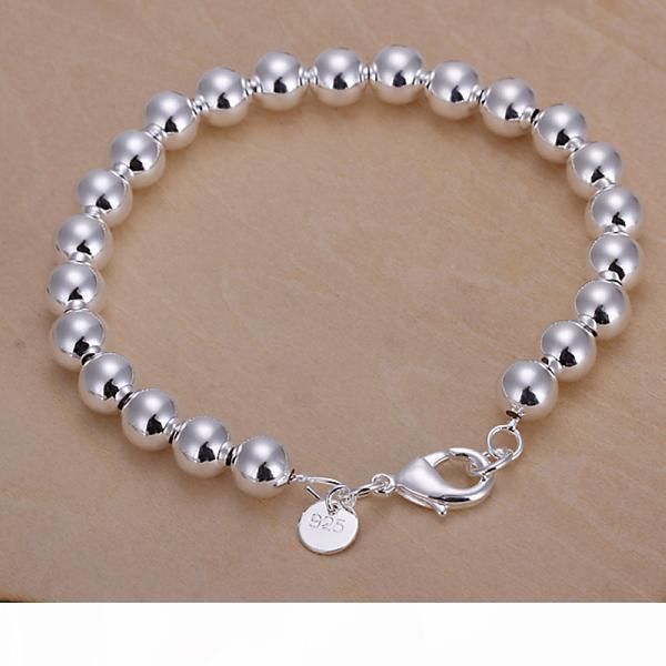 

flash twisted rope sand pearl box aberdeen sterling silver bracelet 8 pieces mixed style gtb31 women's 925 silver bracelet, Black