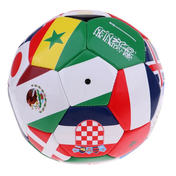 

international flag soccer ball size 5 with carry net & ball