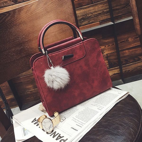 

women's bag 2018 handbag vintage mini crossbody bag ladies leather handbag ball shoulder motorcycle messenger handle