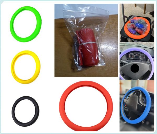 

car accessories steering wheel cover soft general-purpose silicone for 206 307 406 407 207 208 308 508 2008 3008 4008