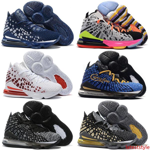 

lebron 17 future lakers eggplant mens basketball shoes equality oreo bred james 17 black white mens designer sports sneakers trainers 36-46