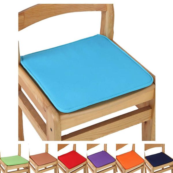 

40x40cm candy color tie-on soft chair cushion seat pads garden dining office home decoration sofa seat cushions home supplies