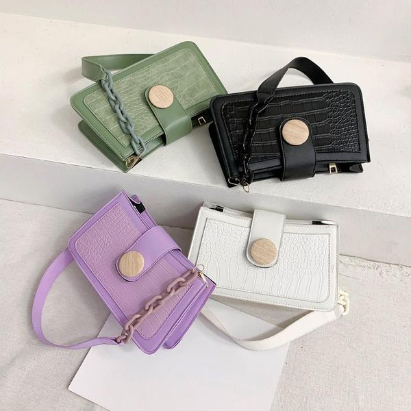 

молодежные женские простой универсальный мешок женщины повседневная кожа pu сумки кошелек дамы твердая цепи totes мешки плеча