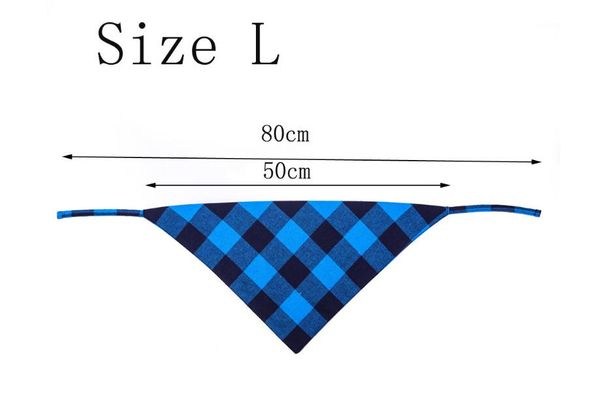 

свободный корабль нового типа 10шт mulit цвета pet маленький большой washable хлопок plaid pet dog бандану