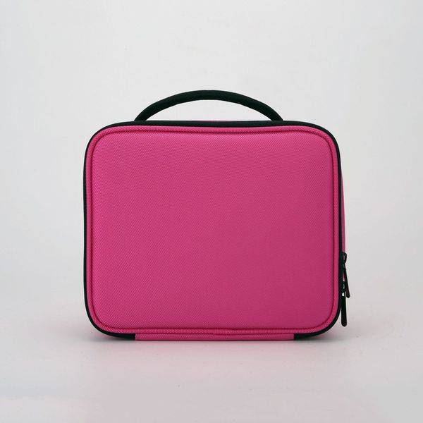 

2020 korean version of the new ladies portable cosmetic bag fashion simple large capacity solid color makeup box women
