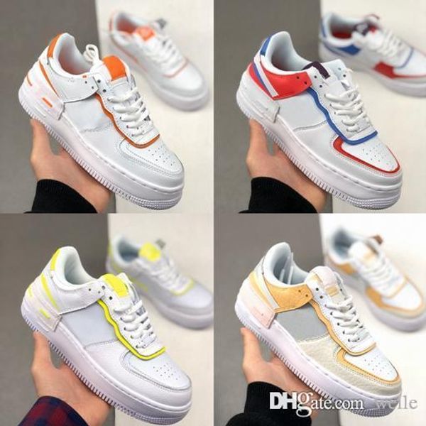 

2020 new macaron utility 07 1 mens shadow tropical twist running shoes for women skateboard sneakers sports dunk one des chaussures, White;red