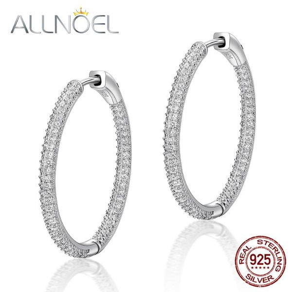 

allnoel 925 серебряные серьги для женщин белый циркон gemstone серьги с бриллиантами real gold моды обручальное изящных ювелирных изделий, Golden;silver