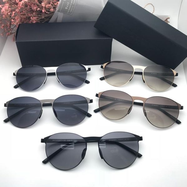 

design sunglasses -2019 men's fashion classic polarized light sunglasses 8660 men's sunglasses uv400 with box, White;black