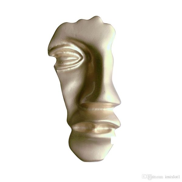 

fashion popular golden half face mask suit brooch clothes brooch jewelry accessories good-looking style alloy material, Gray