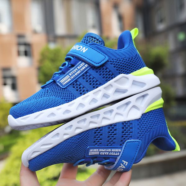 

kids fashion sneakers for boys girls mesh tennis shoes breathable sports running shoes lightweight children casual walking