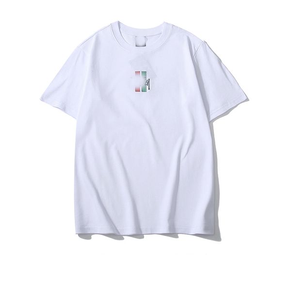 

men's luxury designer t-shirt black white 100% cotton high-quality t-shirt hip-hop embroidery print pattern men's ladies s-xxl, White;black