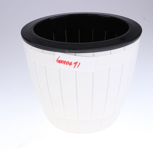 

orchid breathable slotted white plastic pot