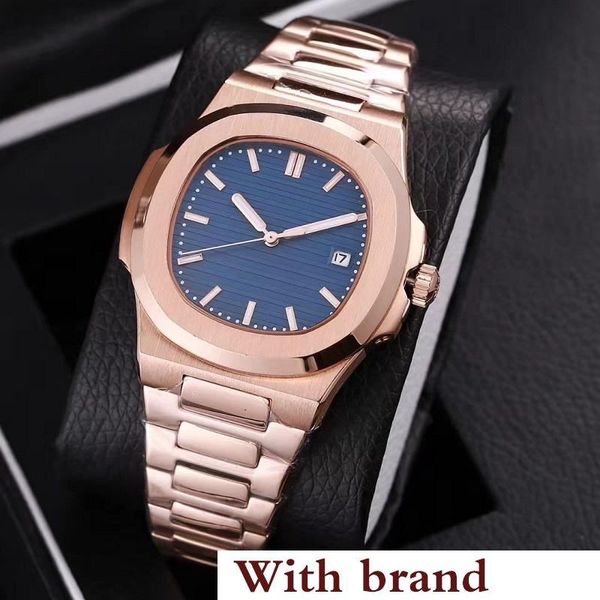 

Luxury watch nautilu wri twatche automatic mechanical ro e gold tainle teel trap port men wri twatche watche