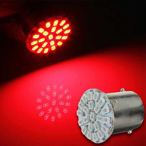 

1156 ba15s 1206 22smd white led brake turn light auto mobile wedge lamp tail bulb super bright dc 12v yan88