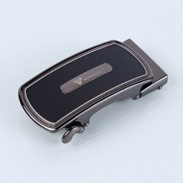 

business pants k18 alloy men's belt buckle automatic buckle belt belt, Slivery;black