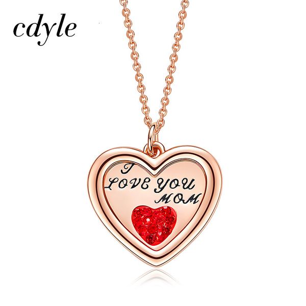 

love creative activity accessories double-layer pendant gift for mother crystal necklace choker, Silver