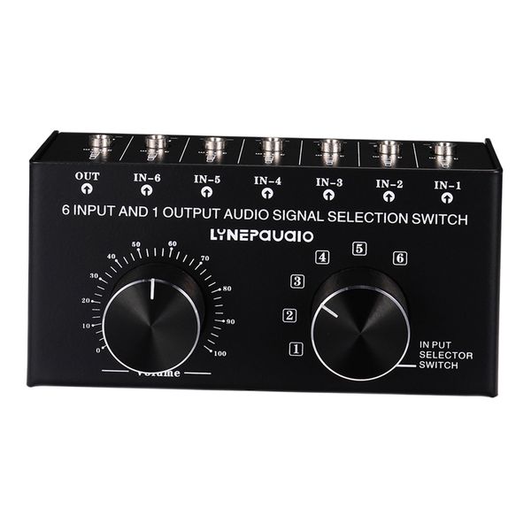 

6 input 1 output video signal selection switcher splitter