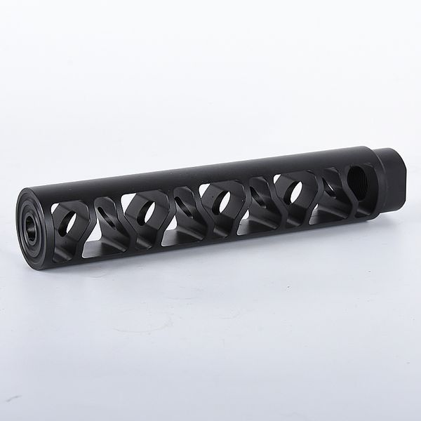 

tactical 6.5inch length 5/8-24 threads fit for .308 7.62 od" 1.25inches 7075 aluminium