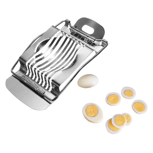 

kitchen accessories 1pcs stainless steel boiled egg slicer section cutter mushroom tomato cutter kitchen tool 20 pet supplies