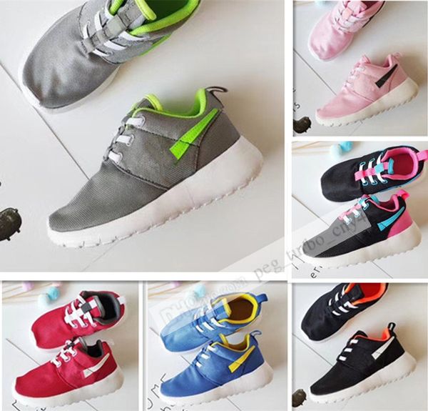 

wholesale olympic london 1.0 run kids running shoes black lightweight breathable new babys shoes boys girls sneaker 22-35