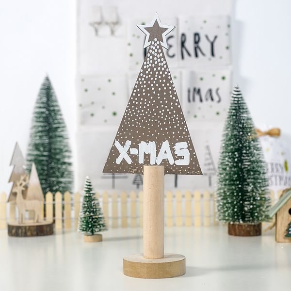 

christmas tree with star er wooden letter printed christmas tabledecorations ornament festive party decor supplies