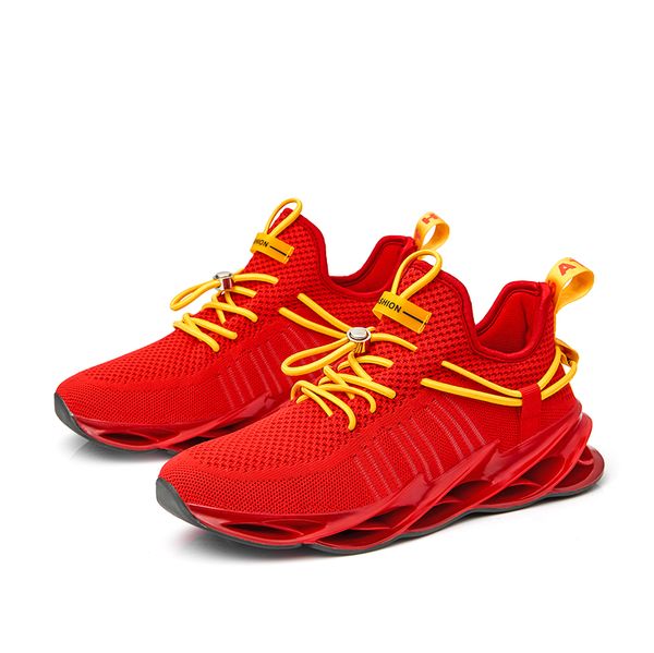 

new style men shoes breathable tide men shoes lace up korean breathable flying woven casual sneakers zapatos de hombre, Black