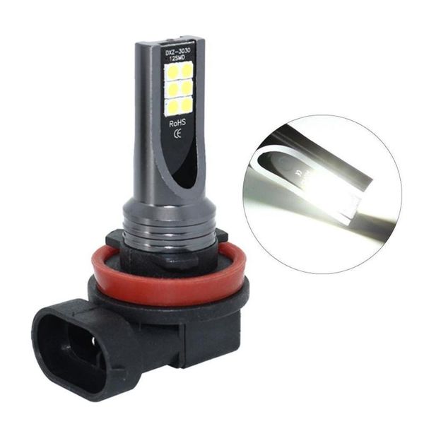

1pcs 9145/h11 h8 35w 6000k super white fog light 3030 12led driving bulb drl daytime running light fog conversion kit