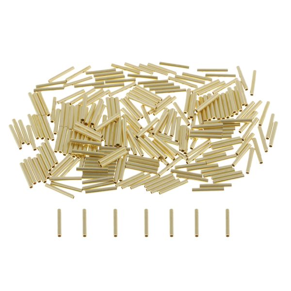 

200pcs single barrel crimping sleeves, 100% copper tube, connector mixed size