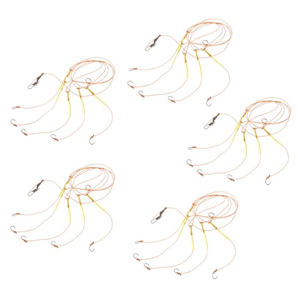 

5pcs steel fishing hooks saltwater fishhook