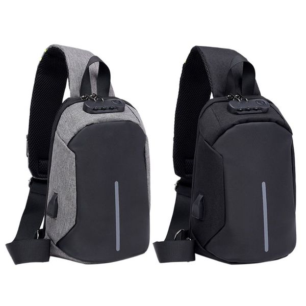 

student bag usb charging man shoulder bag crossbody man shoulder