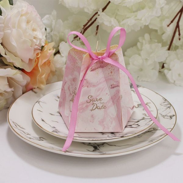 

100pcs gray/pink/purple flower marble style candy boxes wedding favors ''save the date'' gift box party chocolate bag pa