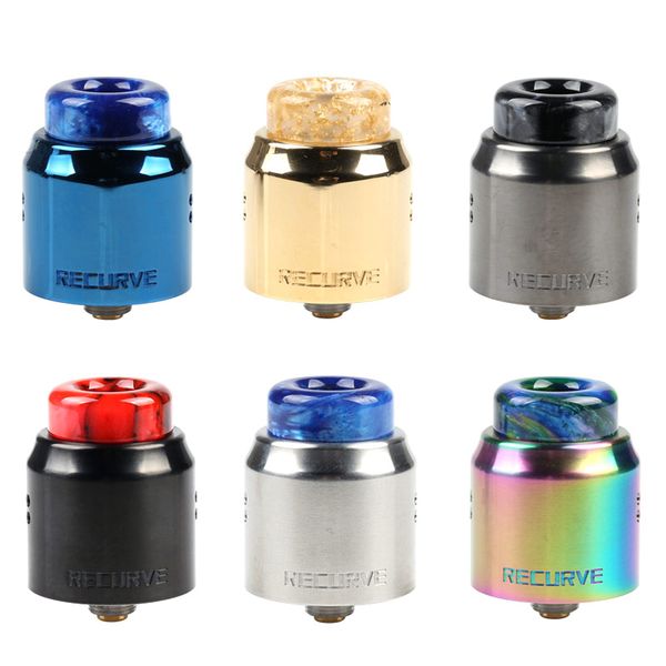 

Authentic Recurve Dual RDA Vapor-gathering Chamber with Post-less Dual-coil Deck Squonk Pin Included Dripper & Squonker BF Atomizer