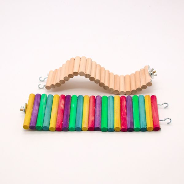 

articles bird toys hamster colour log small parrot rainbow path along the cliff
