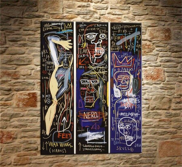 

jean michel basquiat graffiti art #96 home decor handpainted &hd print oil painting on canvas wall art canvas pictures 200309