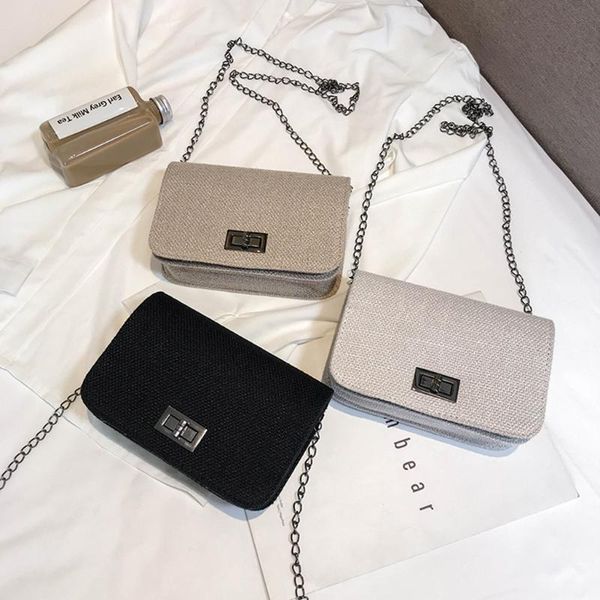 

summer chain forest girl oblique cross bag wild simple small fresh shoulder bag ladies handbag fashion ladies small square
