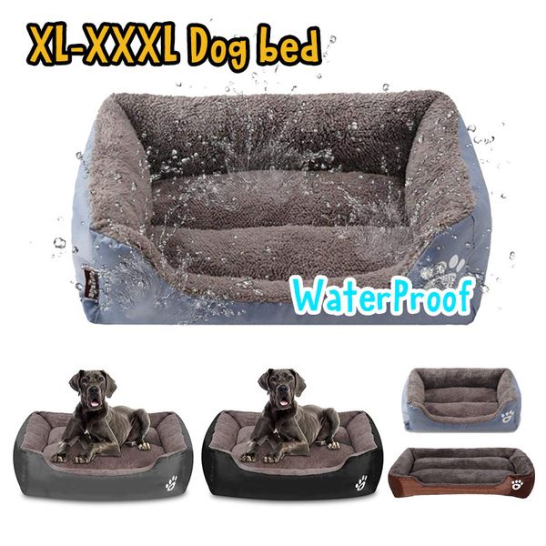 

xl-xxxl big dog bed super soft warm pet bed suitable rectangular non-slip bottom washable pet puppy pad cat sleeping dog pad